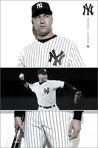 Derek Jeter "Throwback Hero" New York Yankees Poster - Costacos 2010