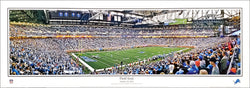 Detroit Lions Ford Field Gameday "Field Goal" Panoramic Poster Print - Everlasting Images