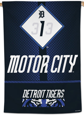 Detroit Tigers "Motor City" MLB City Connect Edition Official 28x40 Wall Banner - Wincraft Inc.