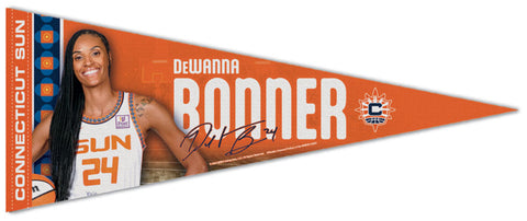 DeWanna Bonner Connecticut Sun Official WNBA Basketball Signature Series Premium Felt Pennant - Wincraft