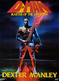 Dexter Manley "D-Man Master of the Gridiron" Washington Redskins Vintage Original 1986 NFL Theme Poster - Costacos Final Stock Collection