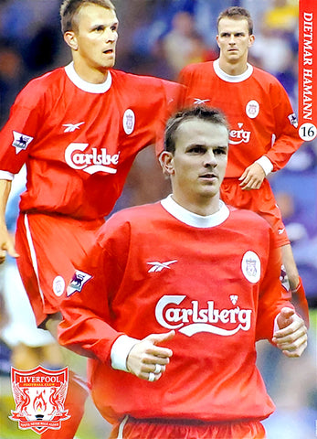 Dietmar Hamann "Action" Liverpool FC EPL Football Soccer Poster - UK 2000