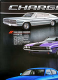 Dodge Charger and Challenger Evolution (50 Years of American Muscle Cars) Poster - Eurographics