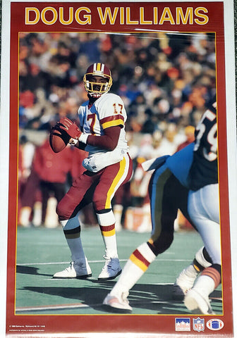 Doug Williams Washington Redskins Starline Solid-Border Series NFL Action Poster (1988)