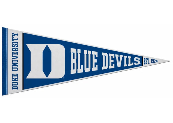 Duke University Blue Devils Official NCAA Team Premium Felt Pennant - Rico Inc.