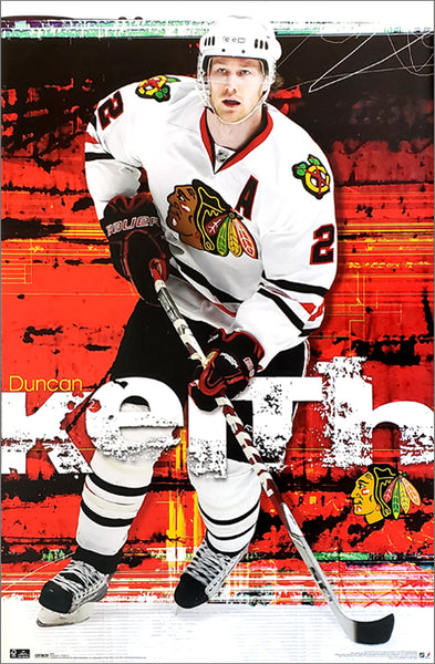 Duncan Keith "Defender" Chicago Blackhawks NHL Hockey Poster - Costacos Sports 2010