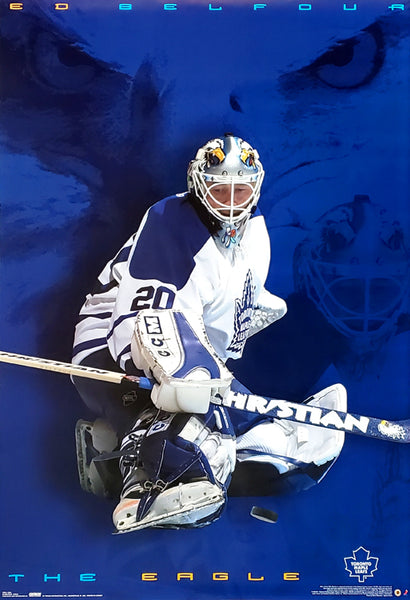 Ed Belfour "The Eagle" Toronto Maple Leafs NHL Goalie Action Poster - Costacos 2003