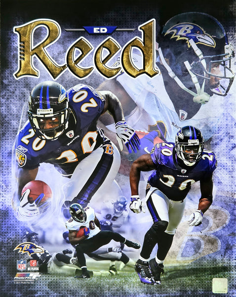 Ed Reed "Superstar" Baltimore Ravens Premium Poster Print - Photofile 16x20