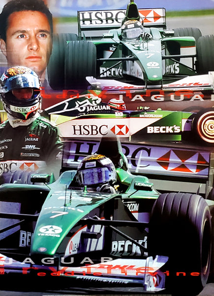 Eddie Irvine Jaguar 2000 Formula 1 Racing Poster - UK Posters