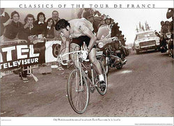 Vintage Tour de France "Eddy Merckx Dominates" (c.1971) Classic Cycling Poster - Presse 'e Sports
