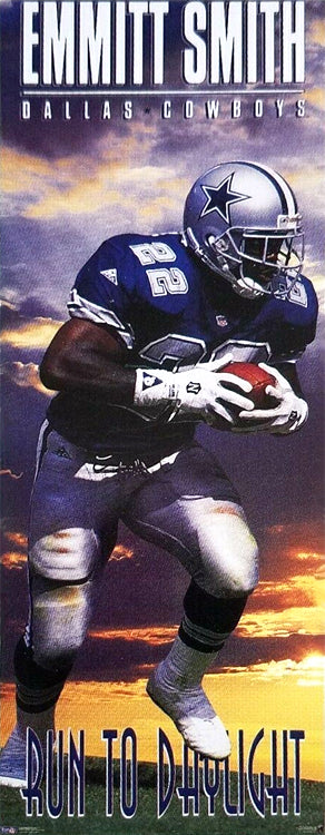 Emmitt Smith "Prime" Dallas Cowboys NFL Action Poster - Starline 1993 ...