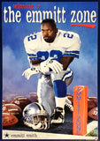 Emmitt Smith "Winning in The Emmitt Zone" Dallas Cowboys 1995 NFL Theme Poster - Costacos Final Stock Collection