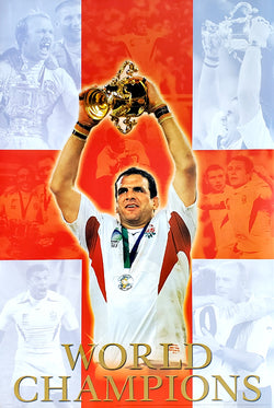 England Rugby 2003 World Cup Champions Commemorative Poster - UK Posters