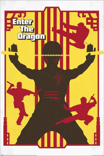 90s デッドストック Enter The Dragon 大判ポスター Bruce Lee 