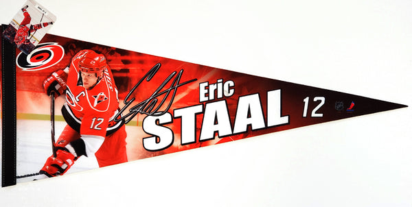Eric Staal "Signature" Carolina Hurricanes Premium Felt Pennant (LE /1000) - Wincraft 2011