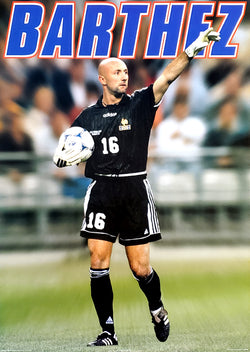Fabien Barthez Team France 1998 World Cup Football Soccer Goalie Action Poster - Pyramid Posters (UK) 1999