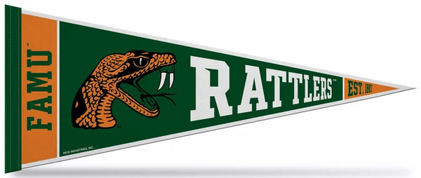 Florida A&M University FAMU RATTLERS Official NCAA Team Premium Felt Pennant - Rico Inc.