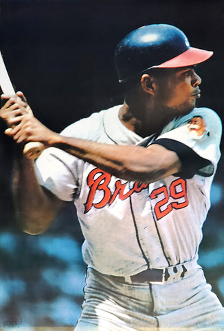 Felipe Alou Atlanta Braves MLB Vintage Original Poster - Renselaar/SI 1968