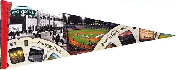 Fenway Park 100th Anniversary Commemorative Premium Felt Collector's Pennant - Wincraft 2012