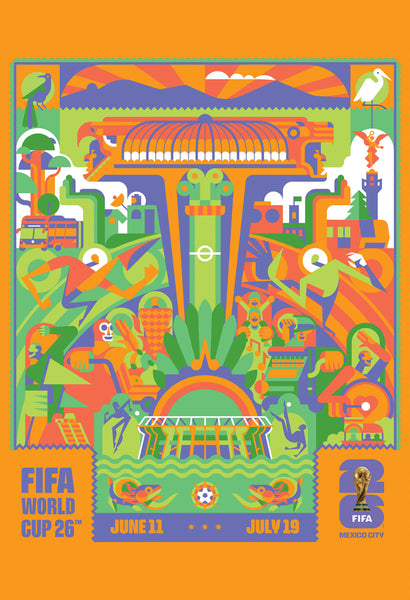 FIFA World Cup 2026 Host City Mexico City Official 24x36 Event Poster - MPW (Canada)
