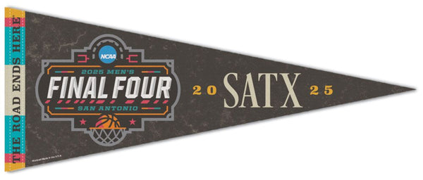 NCAA Men's Basketball Final Four San Antonio 2025 Official Premium Felt Event Pennant - Wincraft