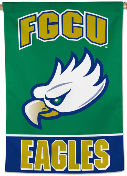 Florida Gulf Coast University FGCU EAGLES Official NCAA Team Logo NCAA Premium 28x40 Wall Banner - Wincraft