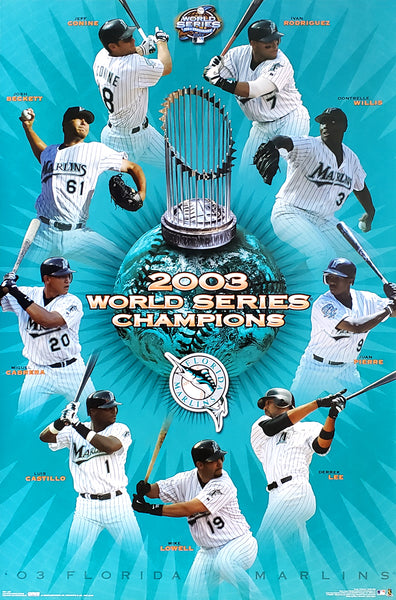 Florida Marlins 2003 World Series Champions Commemorative Poster - Costacos Sports