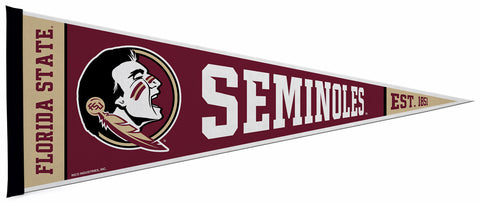 Florida State University SEMINOLES Official NCAA Team Felt Pennant - Rico Inc.