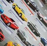 Ford Mustang "Evolution" (29 Classic American Muscle Cars) Poster - Eurographics