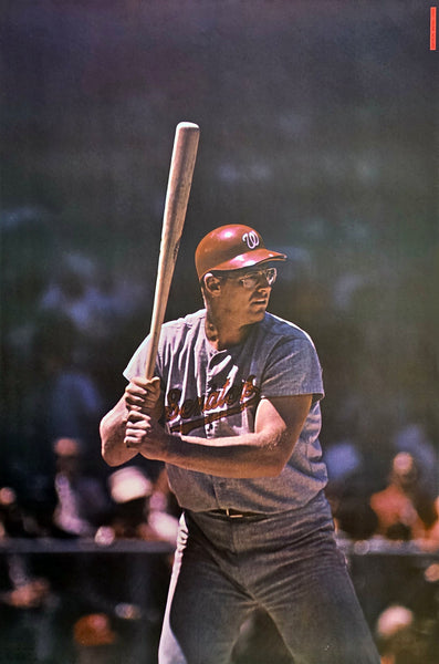 Frank Howard Washington Senators c.1968 Vintage Original MLB Action Poster - Major League Posters