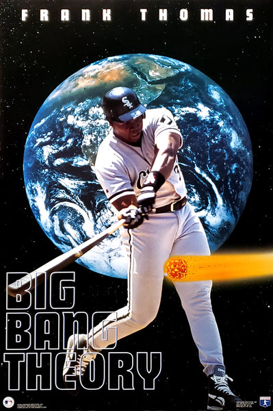 Frank Thomas "Big Bang Theory" Chicago White Sox 1994 MLB Theme Action Poster- Costacos Final Stock Collection