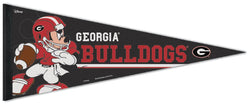 Georgia Bulldogs Football "Mickey QB Gunslinger" Official NCAA/Disney Premium Felt Pennant - Wincraft Inc.