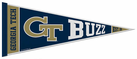 Georgia Tech Yellow Jackets "Buzz" Official NCAA Team Felt Pennant - Rico Inc.