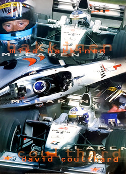 Mika Hakkinen and David Coulthard McLaren 2000 Formula 1 Action Poster - UK