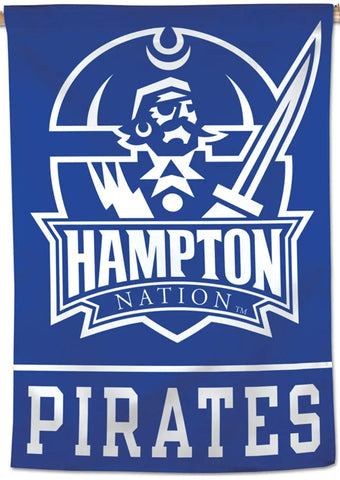 Hampton University PIRATES Official NCAA Team Logo NCAA Premium 28x40 Wall Banner - Wincraft Inc.