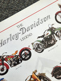 The Harley-Davidson Legend 26 Classic Motorcycles Poster - Eurographics Inc.