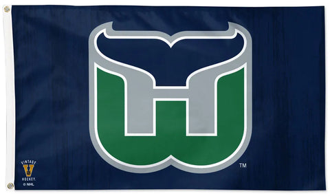 Hartford Whalers Official NHL Vintage Hockey 3'x5' Deluxe Retro Team Flag - Wincraft