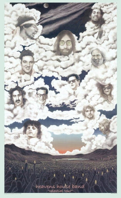 Immortal Music Legends "Heaven's House Band" 22x36 Art Poster