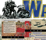 History of World War II Educational Wall Chart Poster - Vanguard Publishing