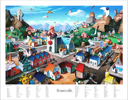 Proverbidioms Series "Housecalls" Poster by T.E. Breitenbach Official 22x28 Print