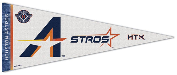 Houston Astros "STROS" Official MLB City Connect Style Premium Felt Pennant - Wincraft Inc.