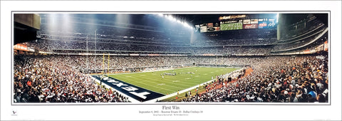 Houston Texans "First Win" (2002) Reliant Stadium Panoramic Poster Print - Everlasting Images