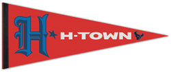 Houston Texans "H-Town" NFL Color Rush-Style Premium Felt Pennant - Wincraft