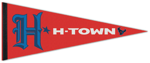 Houston Texans "H-Town" NFL Color Rush-Style Premium Felt Pennant - Wincraft