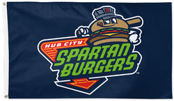 Hub City Spartanburgers Official Minor League Baseball 3'x5' Flag - Wincraft