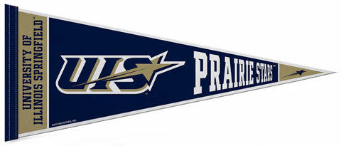 University of Illinois-Springfield Prairie Stars Official NCAA Team Felt Pennant - Rico Inc.