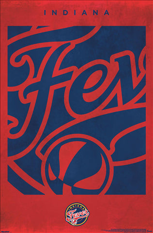 Indiana Fever Logo Basketball Sticker – Waterproof Vinyl Die-Cut Decal For Fans