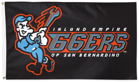 Inland Empire 66ers of San Bernardino Official Minor League Baseball Deluxe-Edition 3'x5' Flag - Wincraft