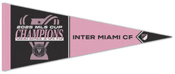 Inter Miami CF 2025 MLS Cup Champions Premium Felt Collector's Pennant - Wincraft Inc.