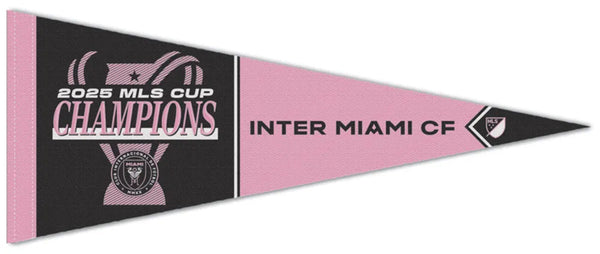 Inter Miami CF 2025 MLS Cup Champions Premium Felt Collector's Pennant - Wincraft Inc.